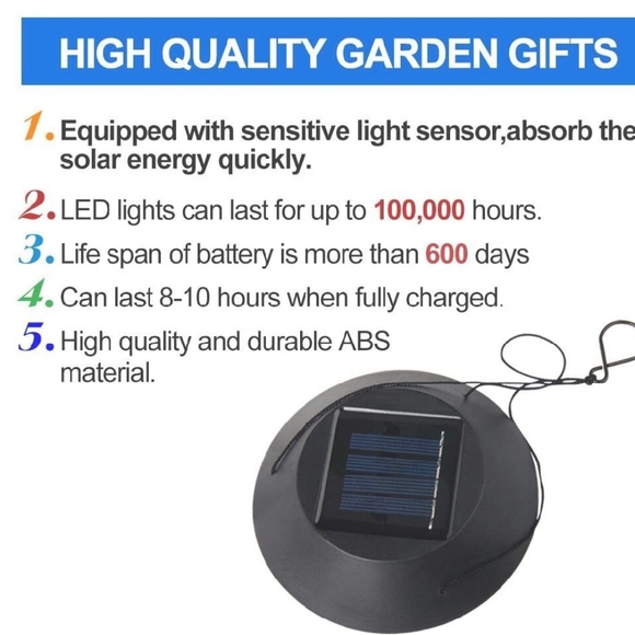 Solar Hummingbird Wind Chime - Picture 7 of 7